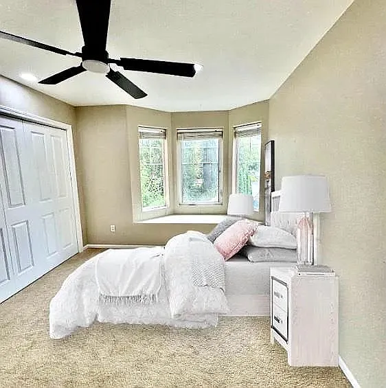 Bedroom 1, furniture is digital to show possibilities