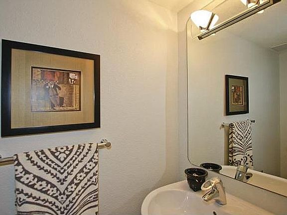 First floor powder room