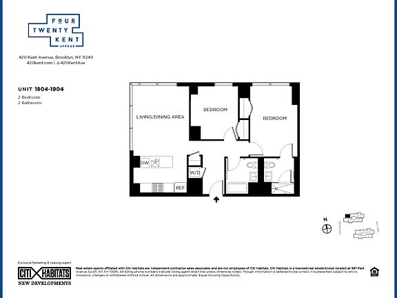 2nd image of 420 Kent Ave APT 1804