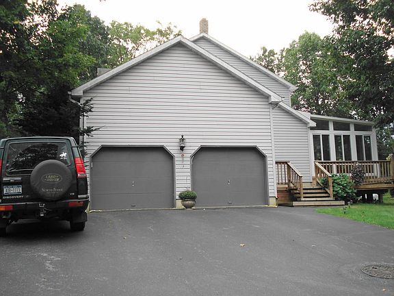 two car garage & Driveway