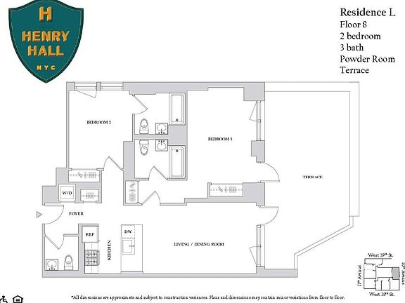 2nd image of 515 W 38th St APT 8L