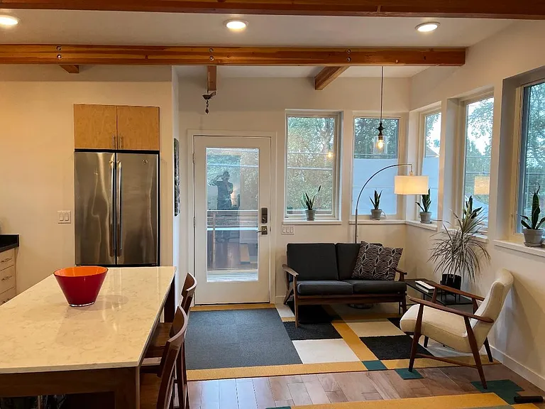 Open floor layout