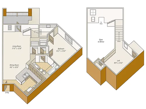 Floor plan A14L