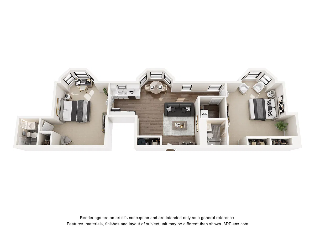 Floor plan Dorchester-Renovated