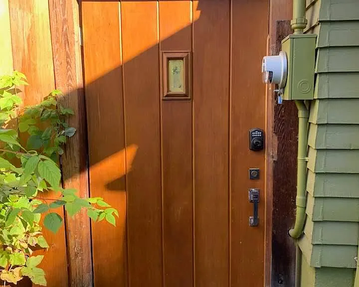 ENTRANCE TO DAYLIGHT BASEMENT APARTMENT