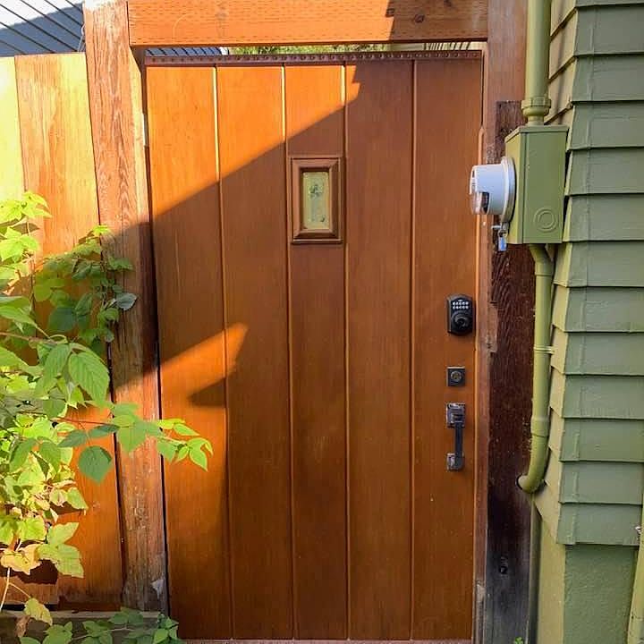 ENTRANCE TO DAYLIGHT BASEMENT APARTMENT