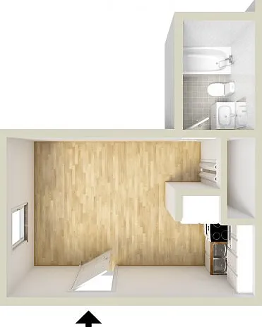 Studio floor plan Studio floor plan
