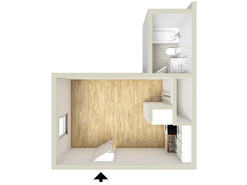 Floor plan Studio