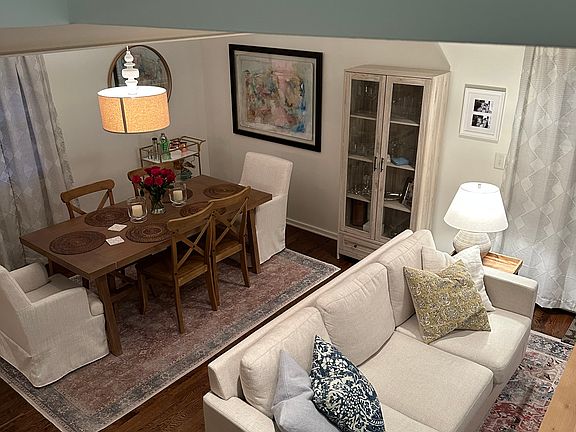 Open living space (view from staircase)