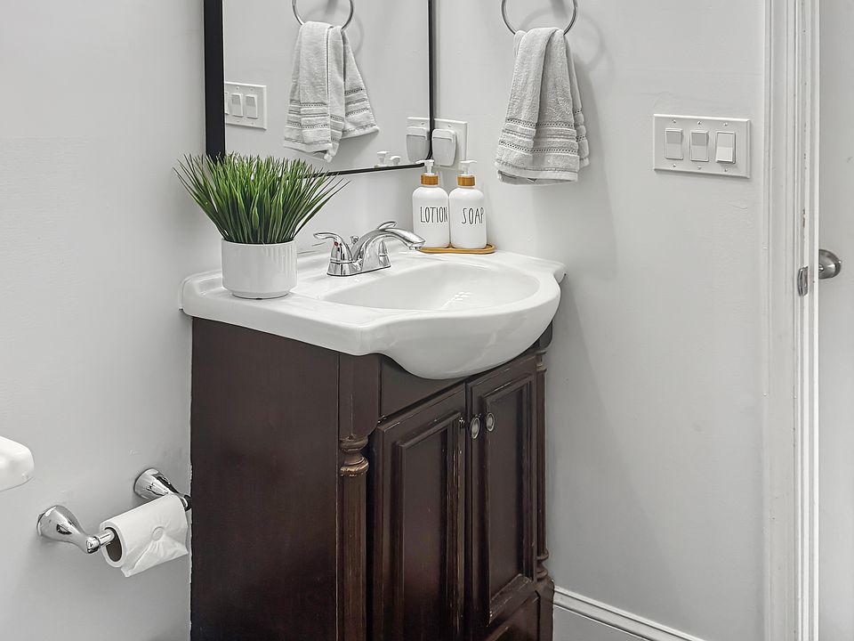 One bathroom