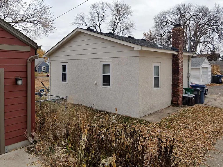 Back side of home.