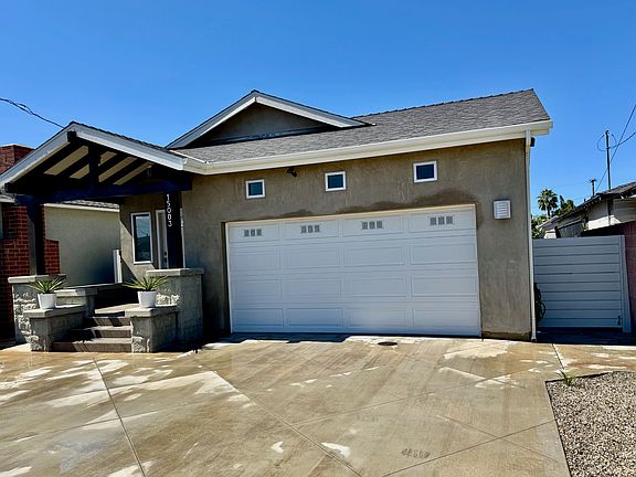 House front, drivway