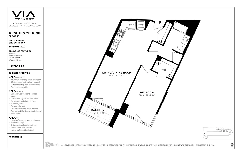 Building Photo - 625 W 57th St #1808