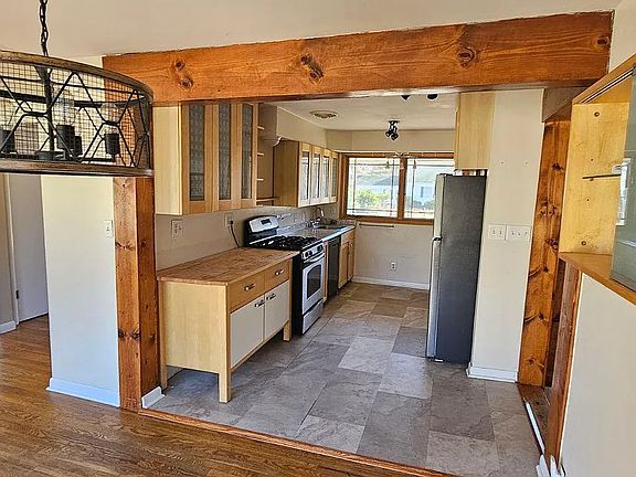 Kitchen and dining area