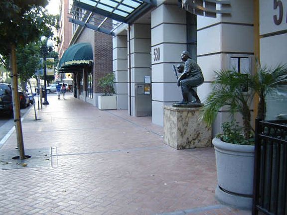 Front entrance to Building