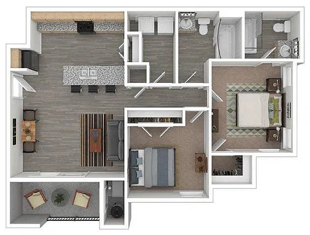 Floor plan The Cottonwood