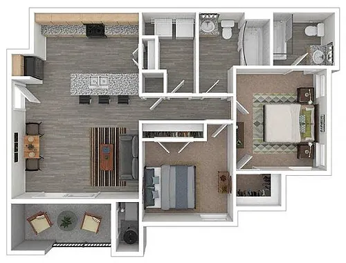Floor plan The Cottonwood