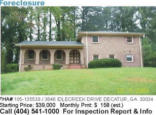 3646 Idle Creek Dr, Decatur, GA 30034