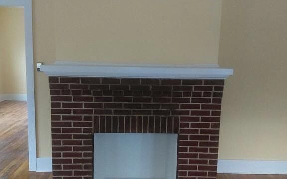 Fireplace in living room 