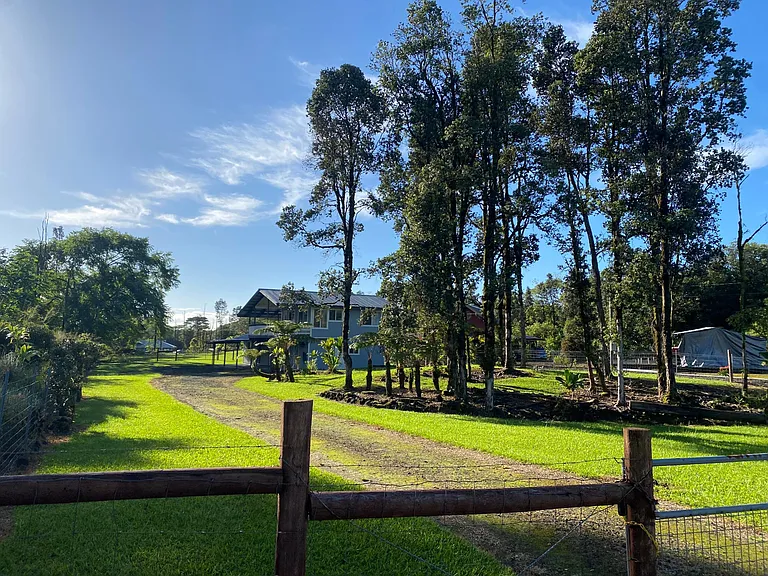 View from the entrance of the driveway