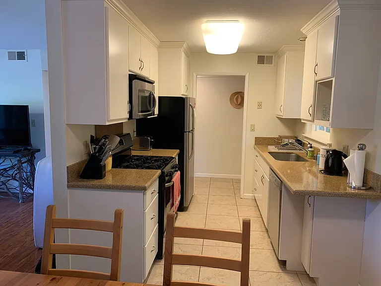 from dining back to kitchen