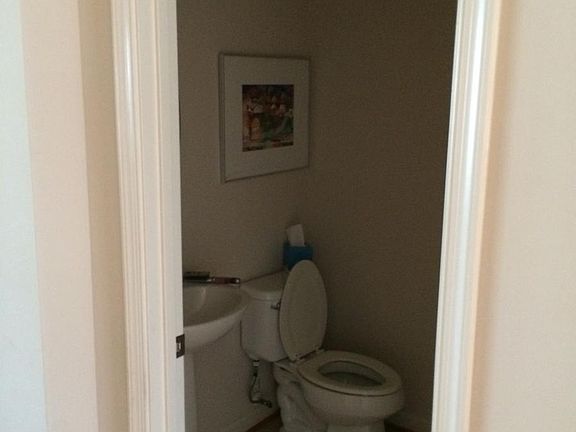first floor powder room
