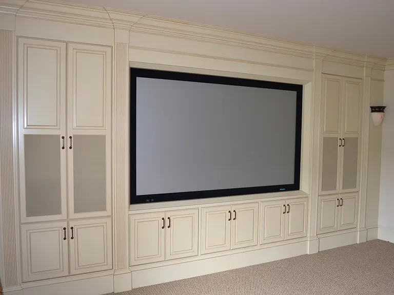 Massive HD Projection TV in media room