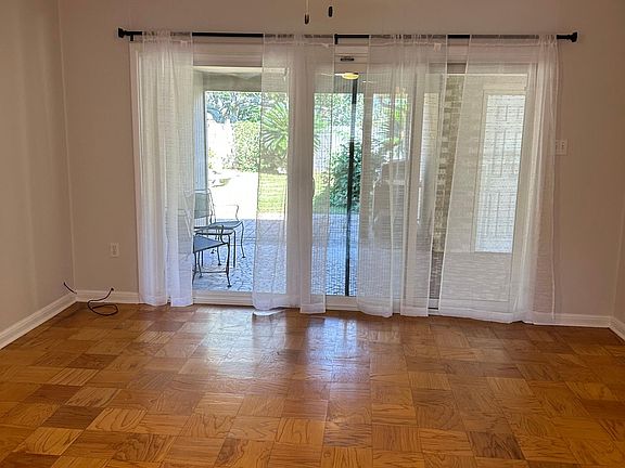 Great view of private backyard