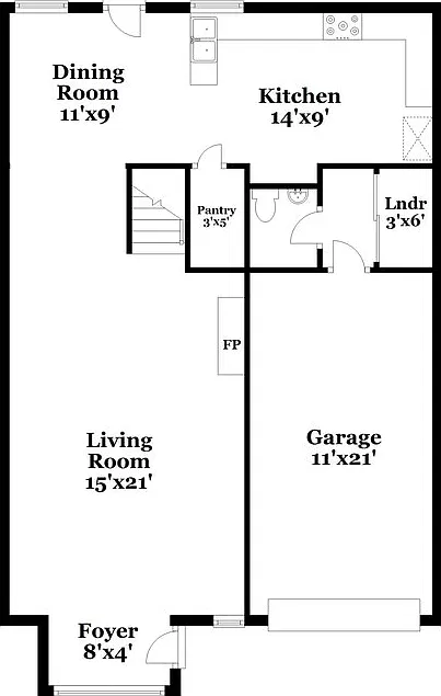 3 bed, 2.5 bath, 1840 sqft, $2,730 — Photo 2