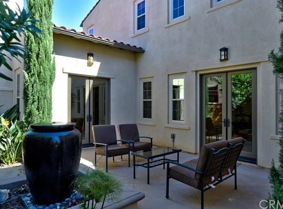 Private Courtyard for Entertaining with Bubbling Fountain