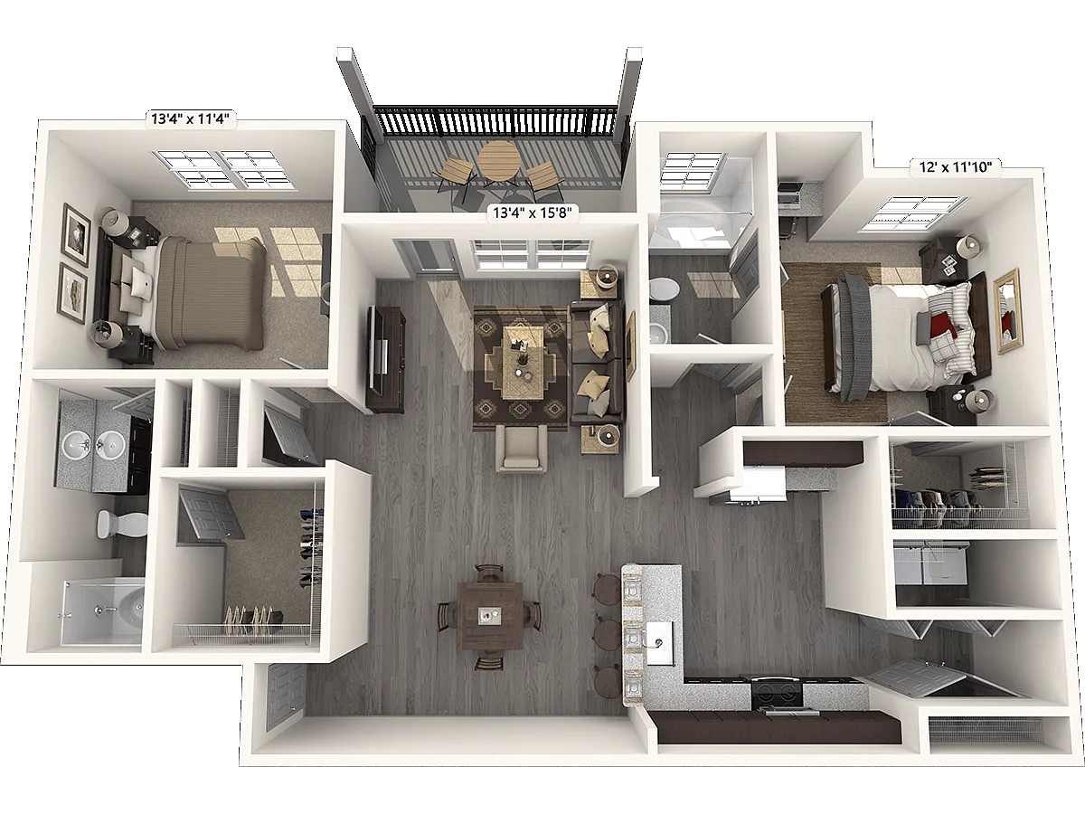 Floor plan B3