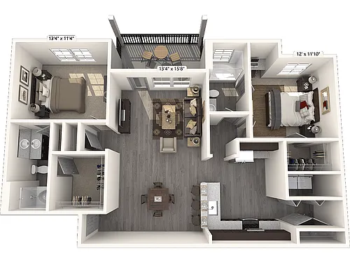 Floor plan B3
