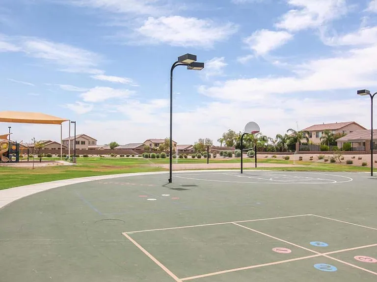 Outdoor basketball courts and volleyball, fish & release, te