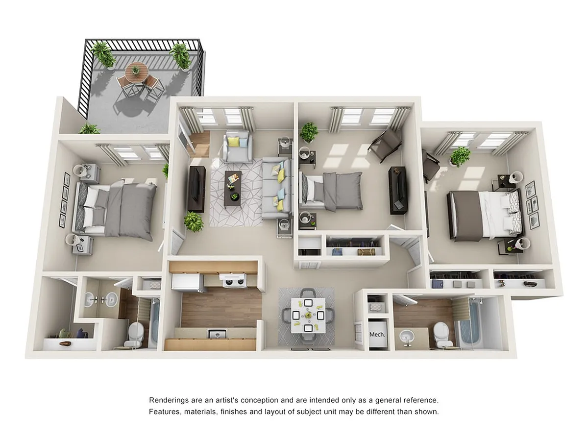 Floor plan 3A