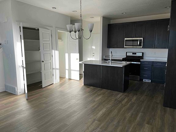 Dining room and kitchen