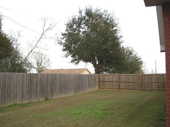 Privacy fenced Backyard