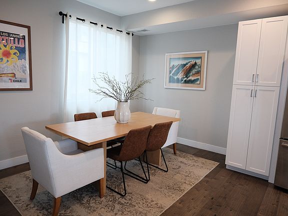 Dining room next to the kitchen