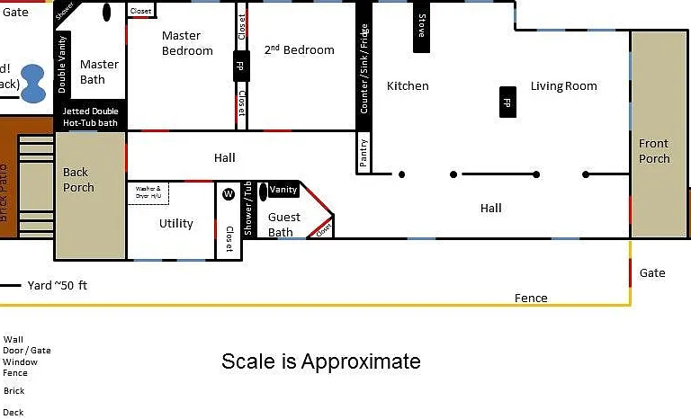 Approximate floor plan. Come visit!