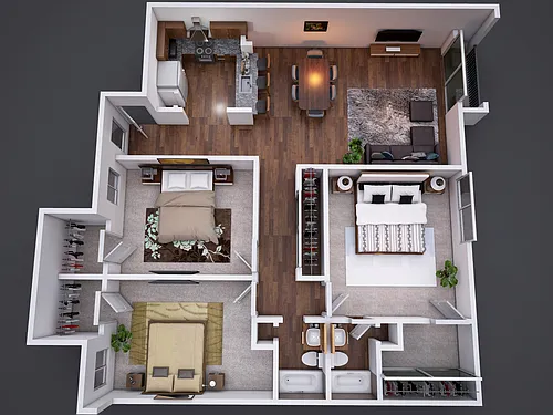 Floor plan 3 Bedrooms
