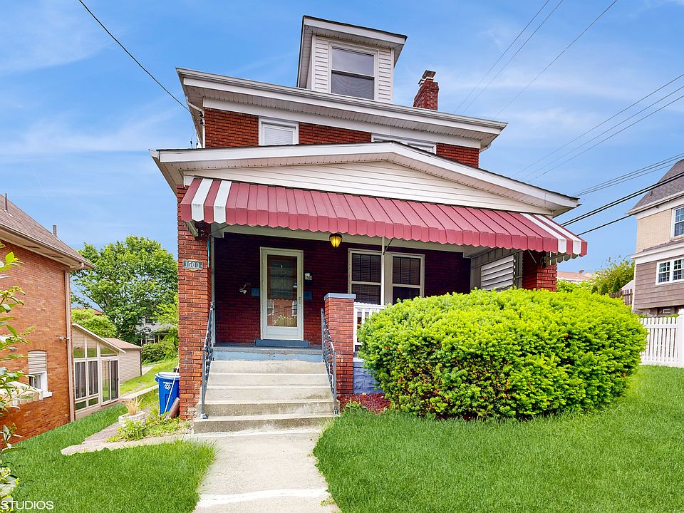 Front with large porch