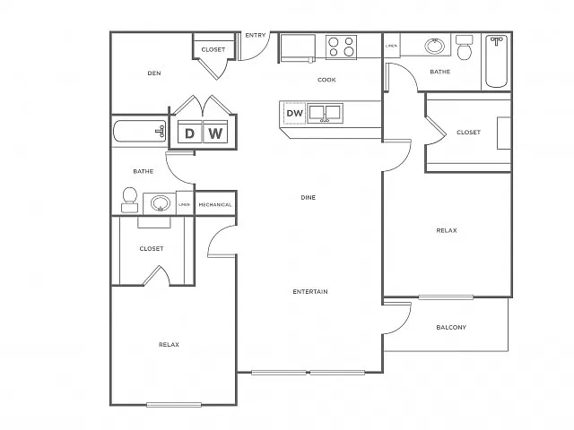 Floor plan B2L - Classic