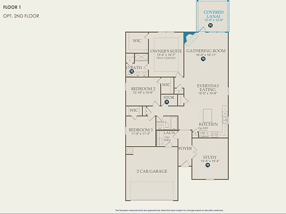 Compton Floor Plan, Quick Move-In Home, Floor 1