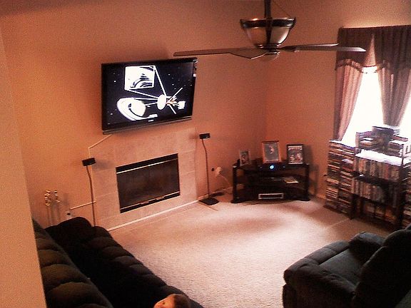 Family room from the stairs
