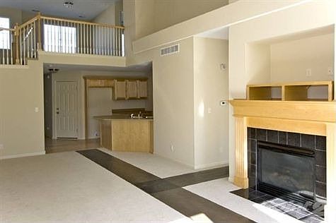 Great room with fireplace