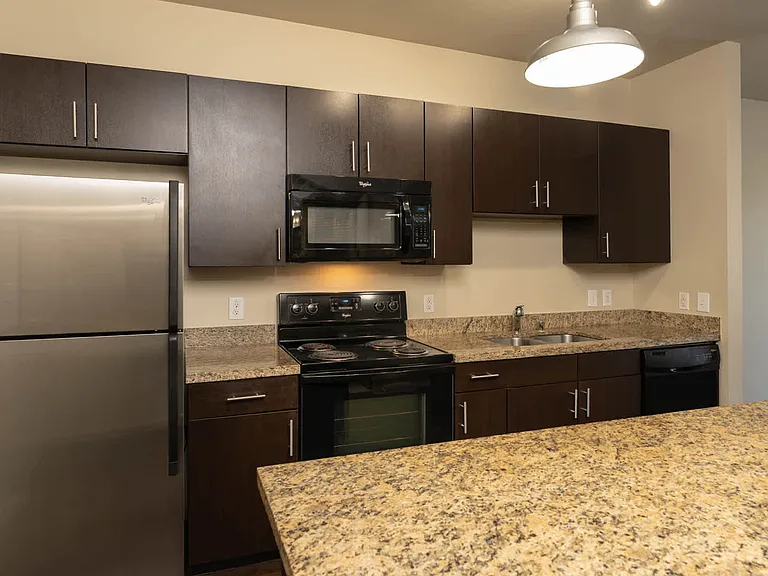 Kitchen with Stainless Steel Appliances