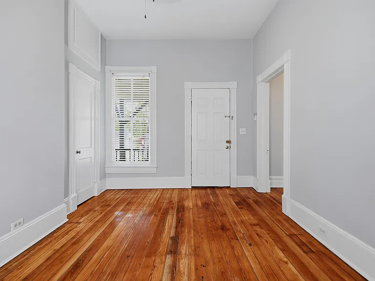 Bedroom, closet, entrance from rear deck