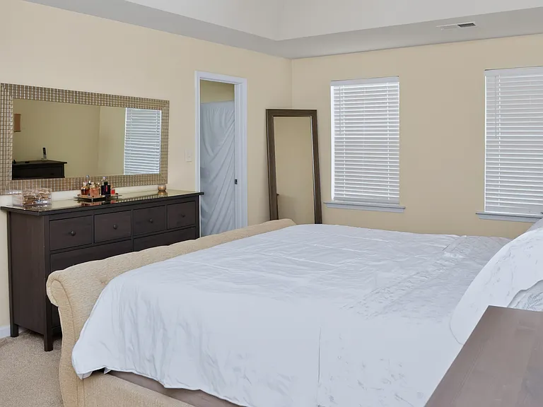 Master Bedroom _ Shown furnished. If a furnished rental arrangement is agreed upon, the room would be presented as shown.