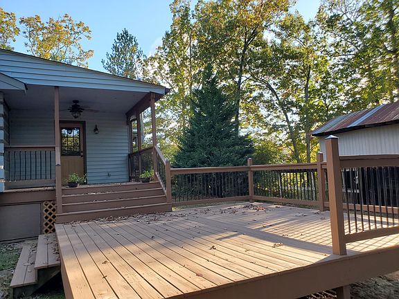 Covered porch and deck