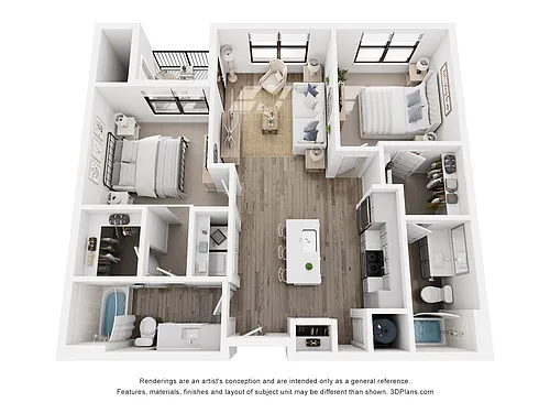 Floor plan MT Harvard - Workforce Housing