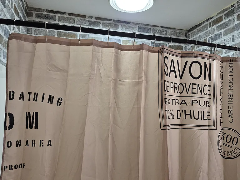 Bathroom shower curtain